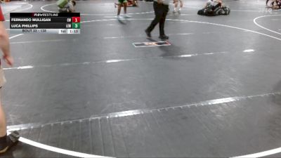 138 lbs Cons. Round 3 - Fernando Mulligan, Compound Wrestling vs Luca Phillips, Legacy Elite Wrestling