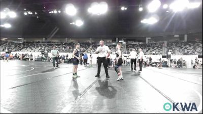 85 lbs 2nd Place - Brady McDonald, Raw Wrestling Club vs Crew Card, Tulsa Blue T Panthers