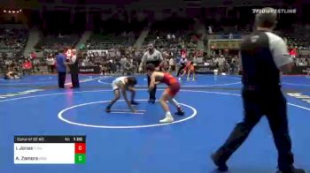 108 lbs Consolation - Isaiah Jones, Team Tulsa vs Aden Zamora, Rebel WC