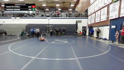 62 lbs 5th Place Match - Daxxyn Powell, 208 Badgers Wrestling Club vs Hudson Vesper, Middleton Wrestling Club