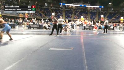 155 lbs Consy 5 - Rocco Bushman, Cumberland Valley vs Brayden Williams, Crawford Central