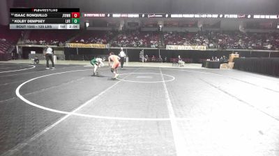 125 lbs 3rd Place - Isaac Ronquillo, Jamestown vs Kolby Dempsey, Life