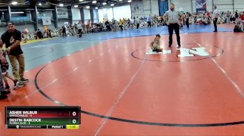 52 lbs Rd# 5- 3:45pm Friday Final Pool - Destin Babcock, Florida Elite vs Asher Wilbur, Untouchables