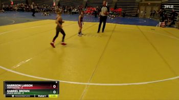 60 lbs Finals (8 Team) - Gabriel Brown, LPGE/B Wolves vs Harrison Larson, Worthington