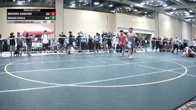 132 lbs Consi Of 64 #2 - Michael Sanchez, Nan vs Isaiah Ayala, Garden City HS