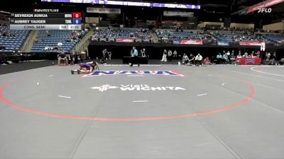 145 lbs Cons. Semi - Aubrey Yauger, Texas Wesleyan vs Sevreign Aumua, Missouri Valley