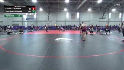 157 Silver Semifinal - Bryson Capansky, Cornell College vs Adam Lancaster, Schreiner