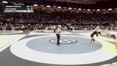 175 lbs Semis - Max Weimer, Springboro vs Brennan Warwick, Mass. Perry