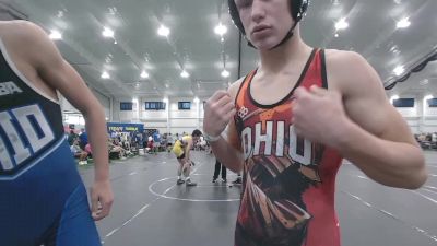 126 lbs Round 3 (4 Team) - Benjamin Jones, The Wrestling Mill vs Cooper Mathon, Ohio Gold