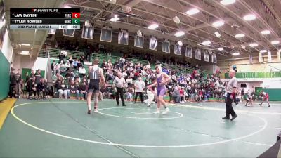 165 lbs 3rd Place Match - Tyler Rowles, North Royalton High School vs Law Davlin, Perkins
