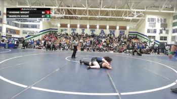 140 lbs Semifinal - Madelyn Hogue, Olympian vs Vivienne Wright, Mira Mesa
