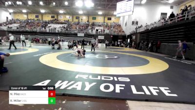 165 lbs Consi Of 16 #1 - Noah Pike, Bay Area Christian School vs Riley Miller, Loyola-Blakefield