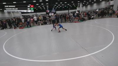 58 lbs Cons. Sub-quarters - Mason Miller, Sebolt Wrestling Academy vs Kain Mendez, Sebolt Wrestling Academy