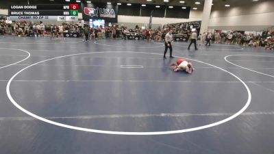 74 lbs Champ. Rd Of 32 - Logan Dodge, Michigan Premier WC vs Bruce Thomas, Moen Wrestling Academy