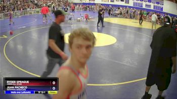 138 lbs Champ. Round 1 - Ryder Sprague, Cobra All Stars vs Juan Pacheco, HotShots Wrestling