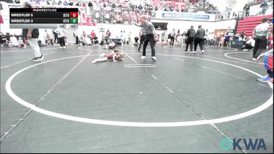 43 lbs Quarterfinal - Memphis Epperley, Smith Wrestling Academy vs Ellis Jerry, Rough Riders