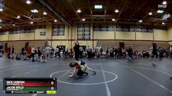 88 lbs Round 5 (10 Team) - Jacob Wills, Headhunters vs Nick Hobson, Mat Warriors