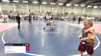 215 kg Semifinal - Myles Ives, Cornerstone vs Hayden Shults, Meeker