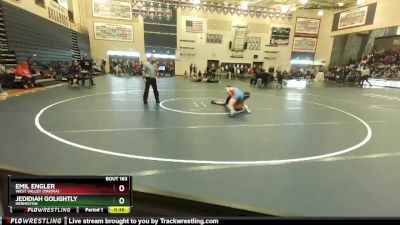 150 lbs Cons. Round 1 - Emil Engler, West Valley (Yakima) vs Jedidiah Golightly, Hermiston