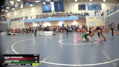 150 lbs Cons. Round 4 - Izaak Armendarez, Minico vs Carson Faroni, Blackfoot