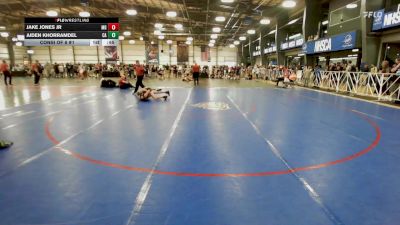 127 lbs Consi Of 8 #1 - Jake Jones Jr, MD vs Aiden Khorramdel, CA