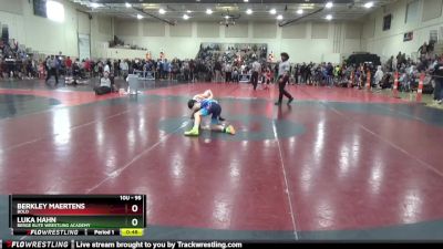 95 lbs Quarterfinal - Luka Hahn, Berge Elite Wrestling Academy vs Berkley Maertens, BOLD