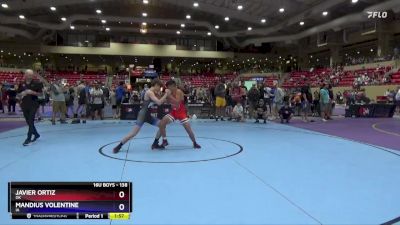 138 lbs Cons. Round 4 - Javier Ortiz, OK vs Mandius Volentine, IA