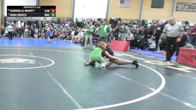 165 lbs Round Of 16 - Gabriella Mighty, Stamford vs Aesa Brock, Massabesic