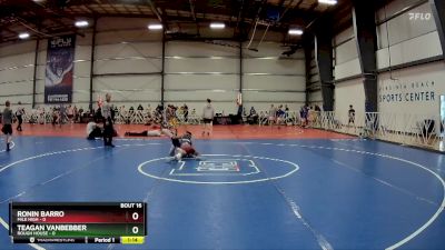 72 lbs Rd# 7- 10:45am Saturday Final Pool - Ronin Barro, Mile High vs Teagan VanBebber, Rough House