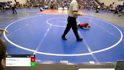 55 lbs Semifinal - Anthony Stevens, Cyclone Youth Wrestling vs Connor Ray, Battlefield Wrestling Club