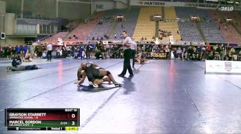 197 lbs Round 3 (8 Team) - Grayson Starrett, Apprentice School vs Marcel Gordon, Colorado State