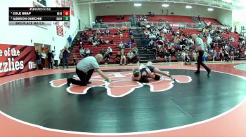 165 lbs 3rd Place Match - Cole Gnap, Revere vs Jamison Gurchie, Barberton