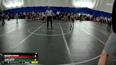 76 lbs Round 1 (6 Team) - Madden Hodas, OMP vs Alex Davis, WEG3 Black