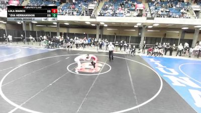 110 lbs Cons. Round 4 - Eva Hermansson, Unattached vs Lola Bianco, Unattached