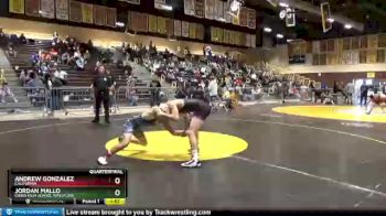 138 lbs Quarterfinal - Jordan Mallo, Chino High School Wrestling vs Andrew Gonzalez, California