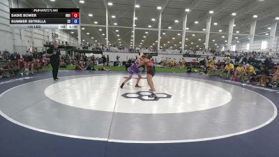 130 lbs Sadie Bower, Indiana vs Summer Estrella, South Carolina