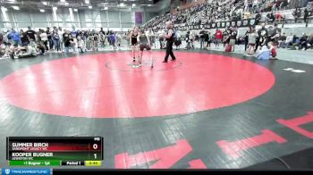 108 lbs Semifinal - Summer Birch, Sandpoint Legacy WC vs Kooper Bugner, Lewiston WC