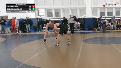 174 lbs Round Of 32 - Collin Hearn, UNATT-Seton Hill vs Gunner Cramblett, Air Force