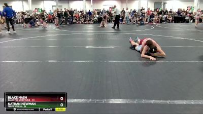 110 lbs Round 1 (8 Team) - Blake Nash, Black Fox Wrestling vs Nathan Newman, Terps Xpress