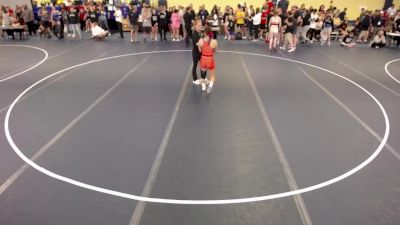 130 lbs Quarters - Isabella Miller, IA vs Rose McFadden, IL