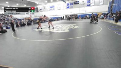 235 lbs Champ. Round 2 - Tatiana Velez, Foothill/Santa Ana vs Emma Hines, Cypress