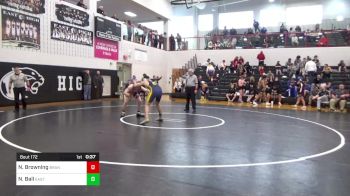 189 lbs Consi Of 4 - Nicholas Browning, Brandywine Heights vs Nick Ball, Eastern Lebanon County