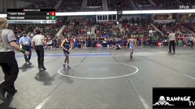 85 lbs Quarterfinal - Cauy Siale, Chaparral Kids vs Trig Baird, Topeka Blue Thunder