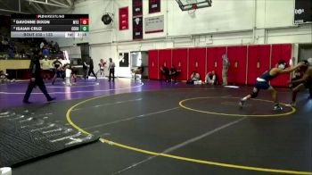 133 lbs Cons. Round 4 - Davonne Dixon, Mt. Sac vs Isaiah Cruz, Cerritos College