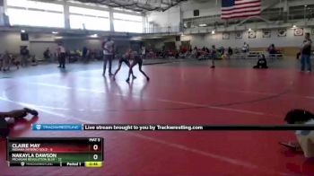 90 lbs Round 3 (4 Team) - Claire May, Indiana INFERNO GOLD vs Nakayla Dawson, Michigan Revolution Blue