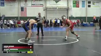 160 lbs Quarterfinals (8 Team) - Ryder Anderson, St Paul vs Jesse Keiser, Yutan