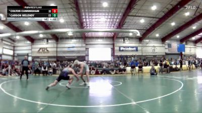 150 lbs 1st Place Match - Colton Cunningham, Spring Creek vs Carson Melendy, Churchill County