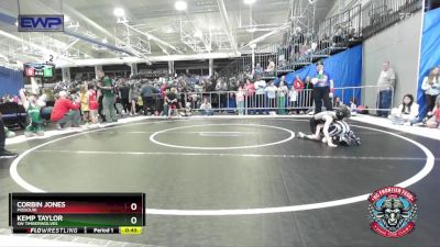 49 lbs Semifinal - Kemp Taylor, SW Timberwolves vs Corbin Jones, Missouri