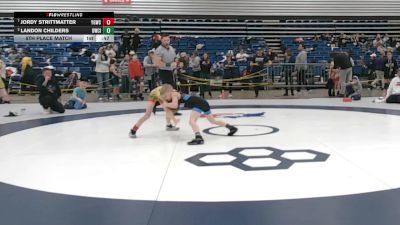 58 lbs 5th Place Match - Landon Childers, Delta Wrestling Club Inc. vs Jordy Strittmatter, Young Guns Wrestling Club
