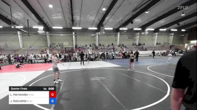 95 kg Quarterfinal - Leonel Hernandez, Stout Wrestling Academy vs Jake Robinette, Black Fox